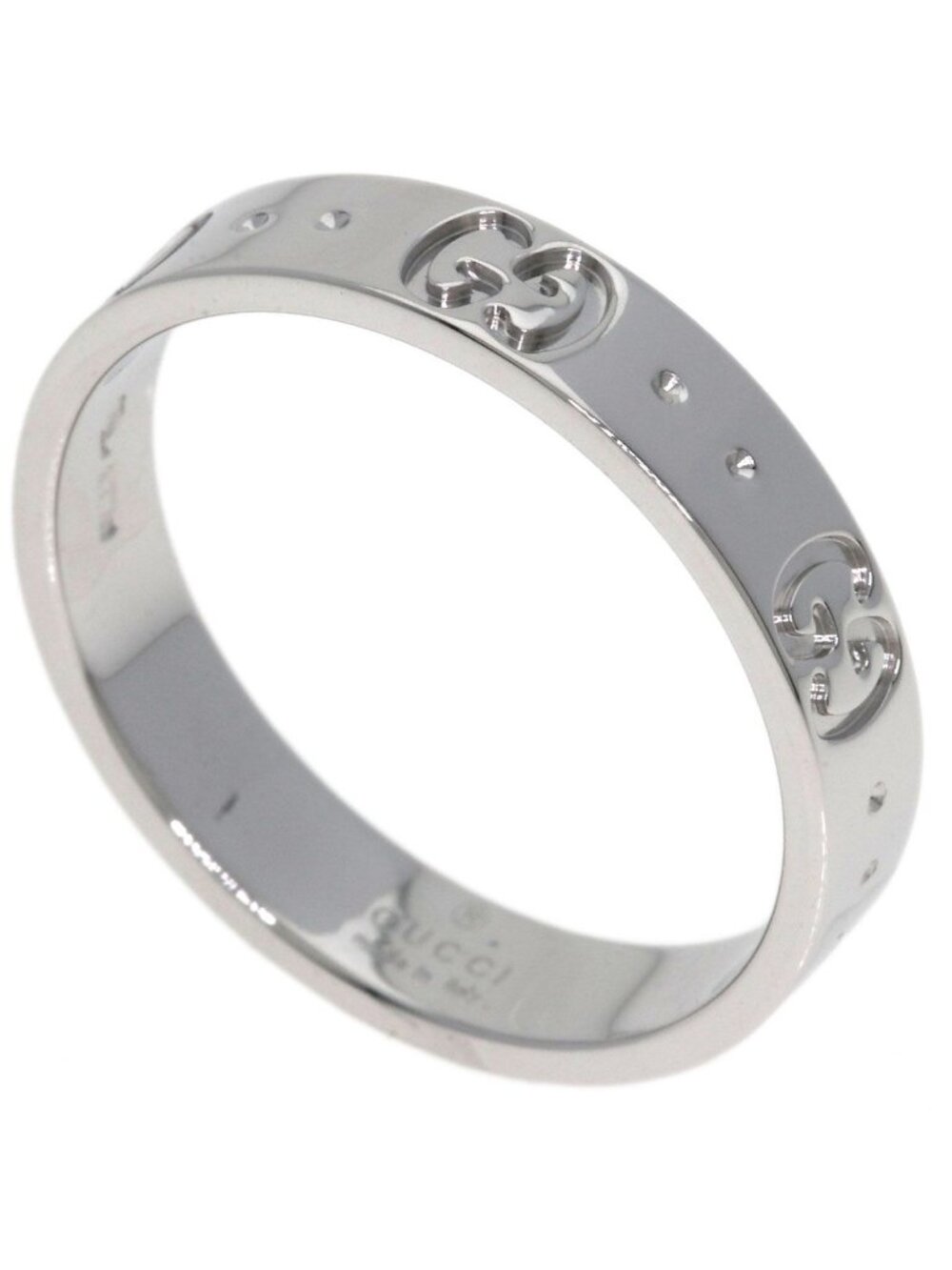 Gucci Icon Ring 18k White Gold